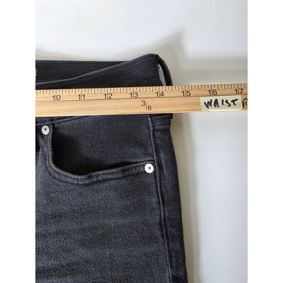MADEWELL Black Cali Demi Boot Slight Fade Casual Jeans SZ 27 - Picture 5 of 9